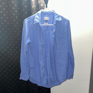 Blue Button-Up Shirt
